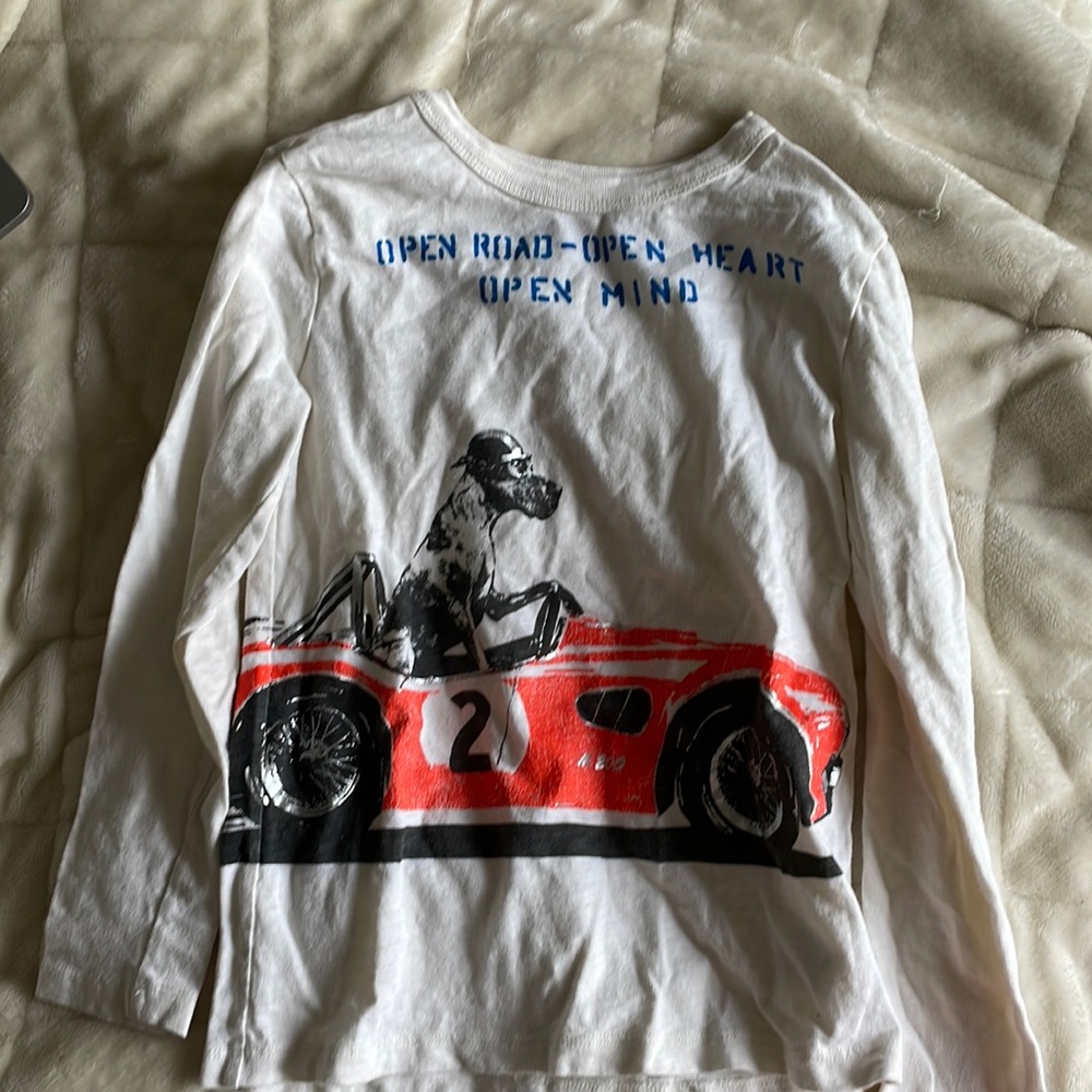 Crewcuts Long Sleeve Off white size 6-7